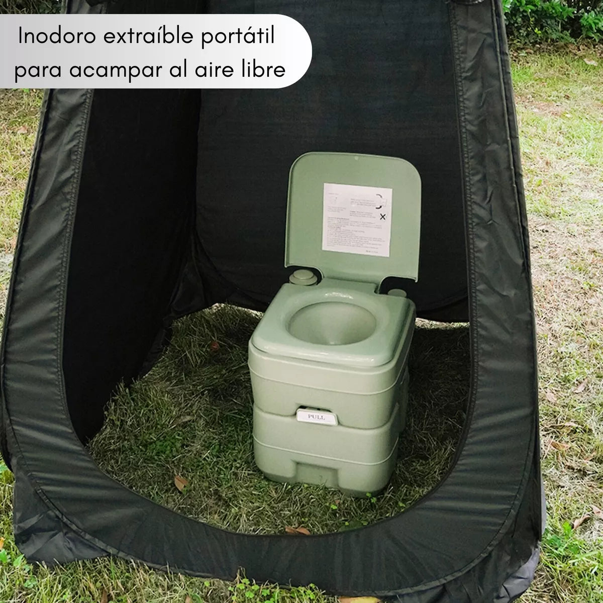 Baño Químico Portátil 20 Litros Camping