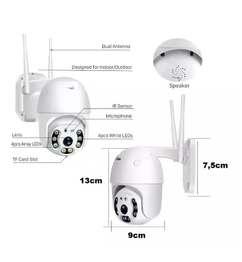 CAMARA DE SEGURIDAD 2 ANTENAS